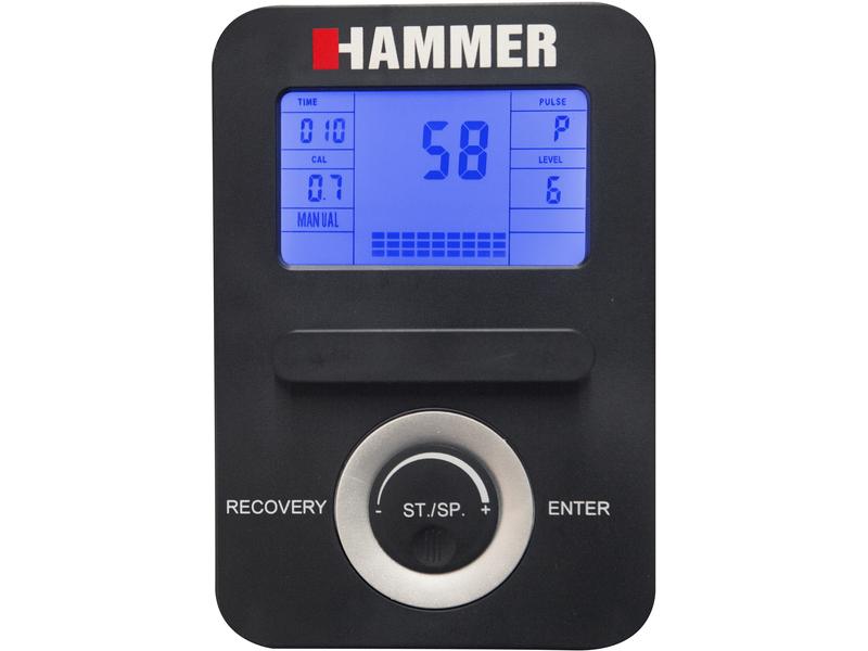 HAMMER Rudergerät Pro Force II Fitnessgerät mit einem modernem Trainingscomputer
