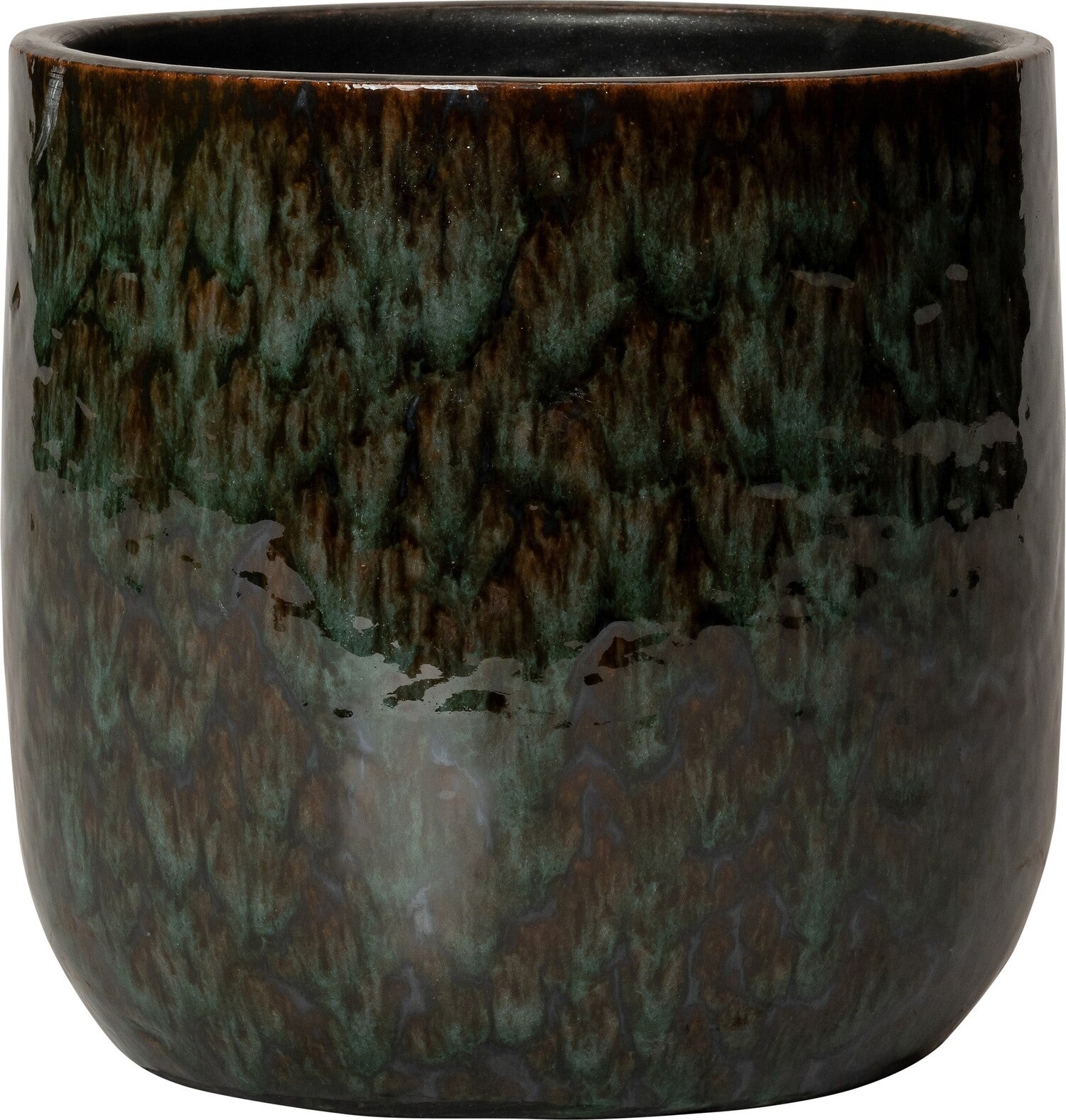 Intratuin bloempot Inara groen D 18 H 16 cm