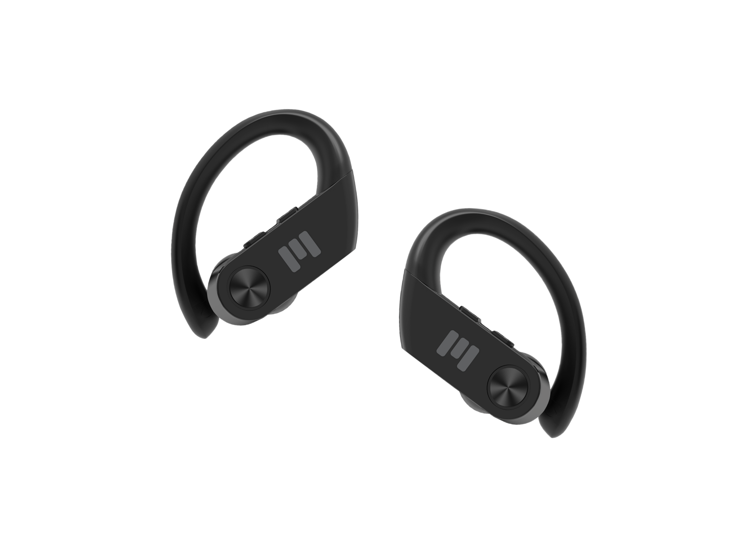 Miiego Miibuds Active Go høretelefoner sort