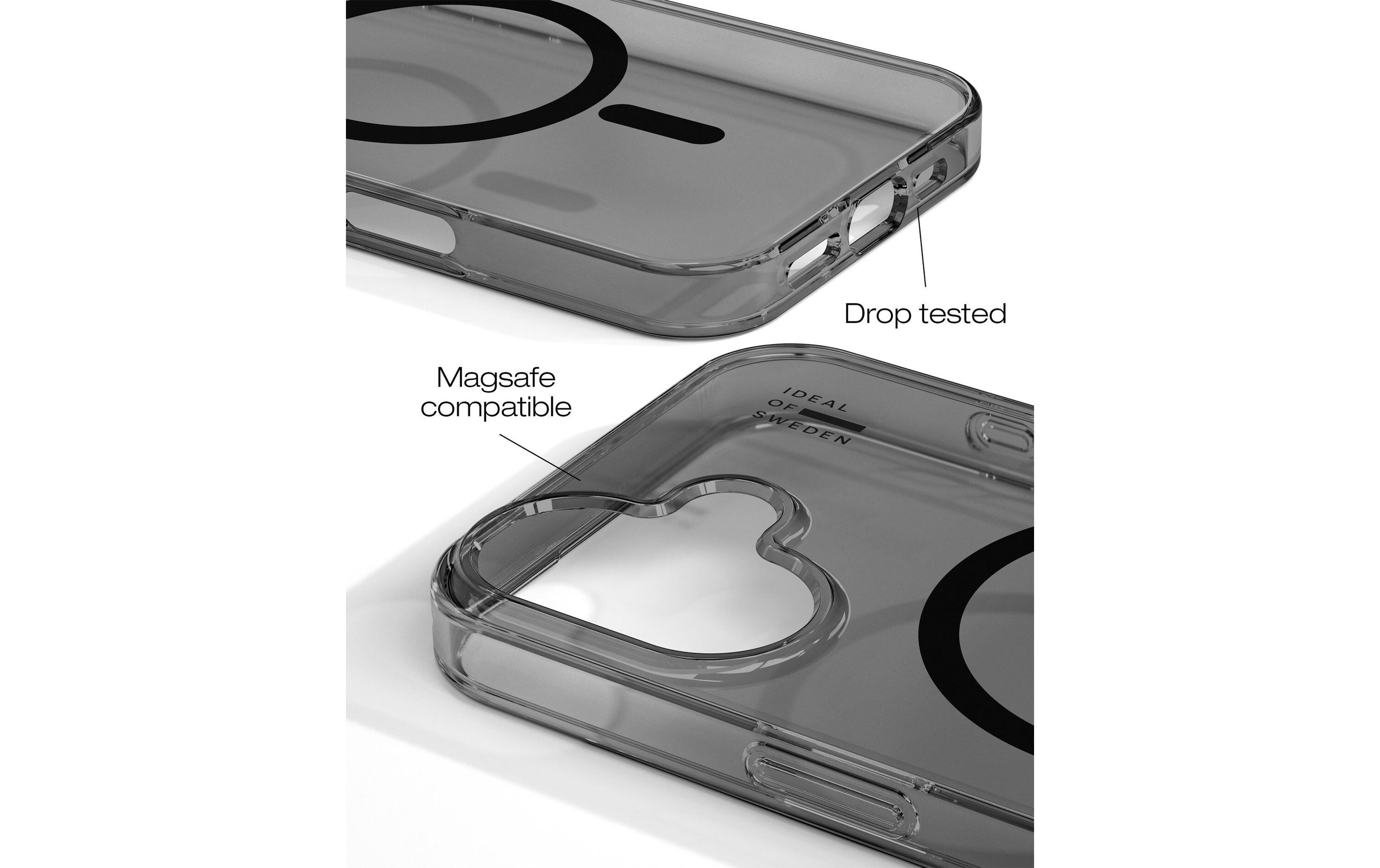 Back Cover Clear Case iPhone 16 Tinted BlackBackcover für das Apple iPhone 16