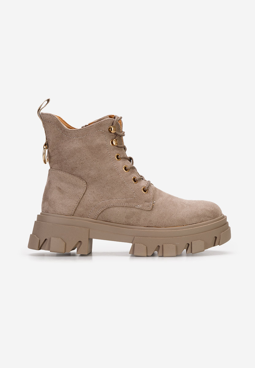 Bottines à lacets femme kaki Karinia