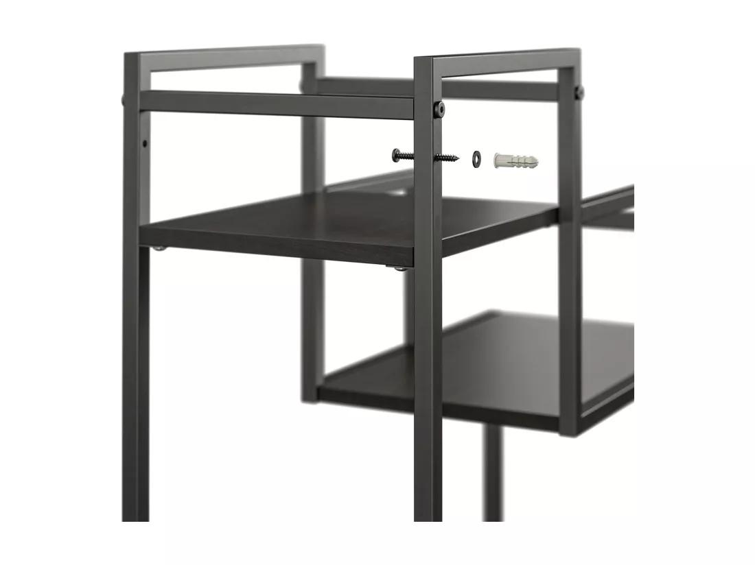 Weston | Support de plantes en aspect bois en couleur espresso