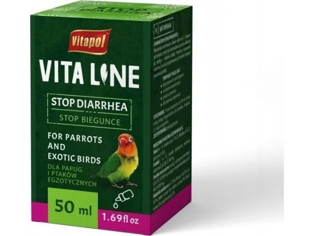Vitapol Vitaline Stop diarré til eksotiske fugle 50 ml