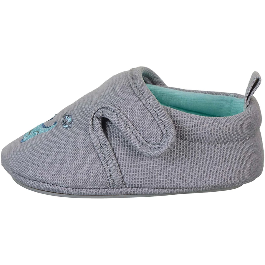 Sterntale Baby-Krabbelschuh Dino rauchgrau