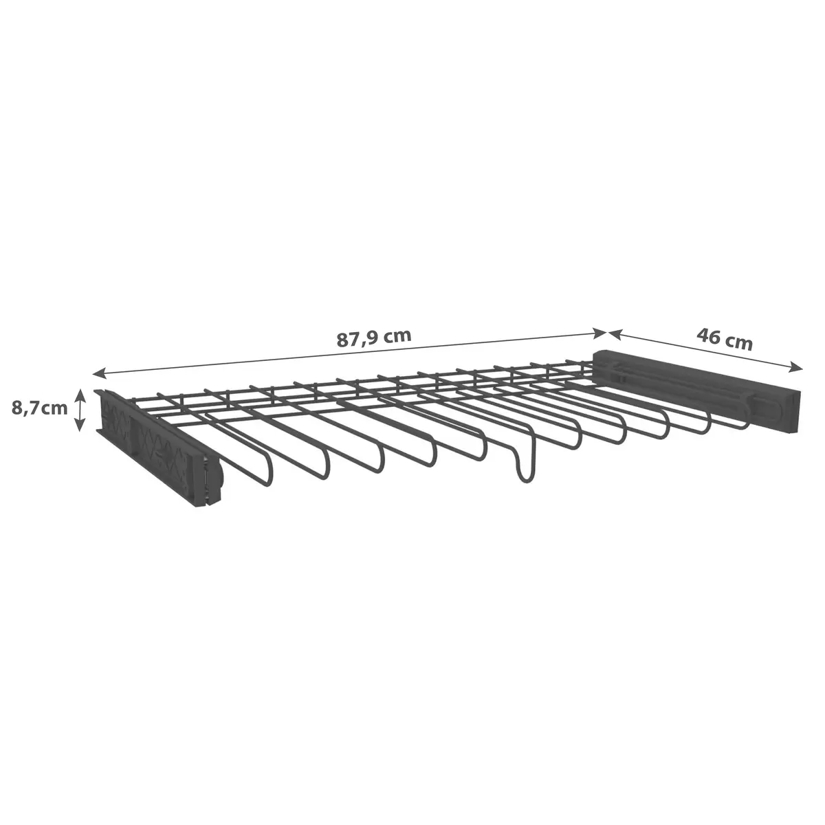 Hosenhalter Unit Anthrazit