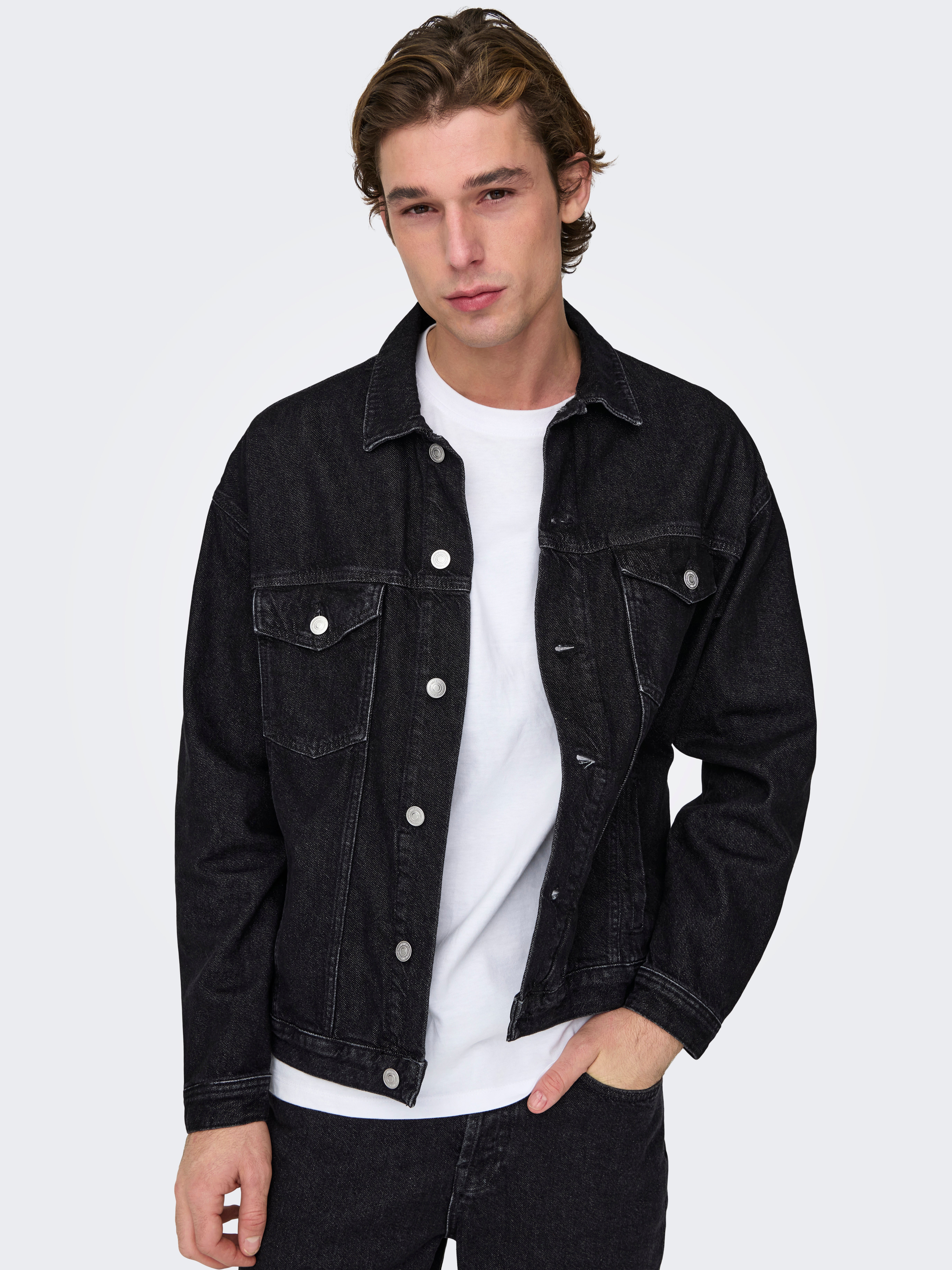 ONSRICK Jeansjacke Black Denim