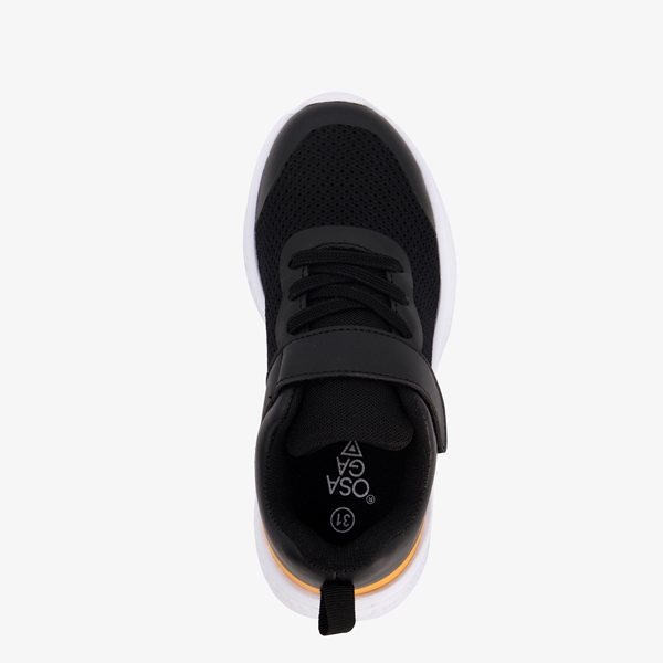 Osaga jongens sportschoenen zwart/oranje