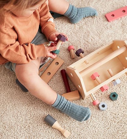 Kids Concept Tr?leget?j - V?rkt?jskasse - Tr?