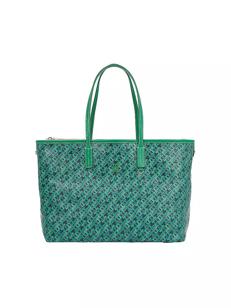 TOMMY HILFIGER Tasche - Shopper TH MONOPLAY grün