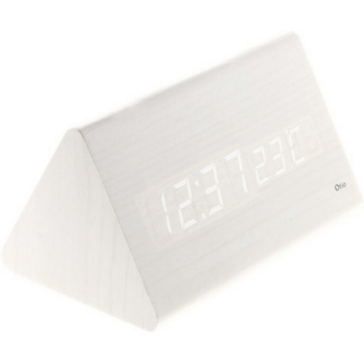 Thermomètre prisme finition blanc