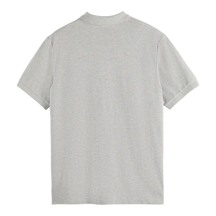 Scotch & Soda Logo Pique Polo Heren