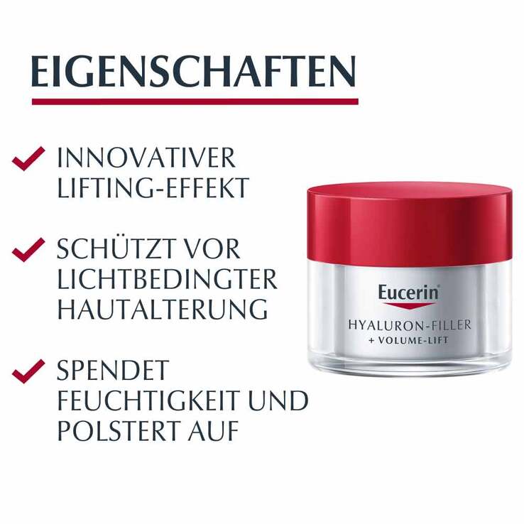 Eucerin Volume-Filler Tagescreme für normale und Mischhaut LSF 15, 50 ml