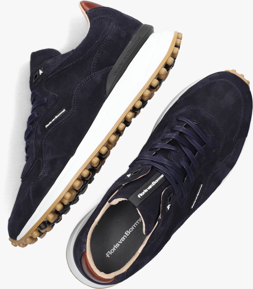 FLORIS VAN BOMMEL blauwe floris van bommel lage sneakers sfm-10082