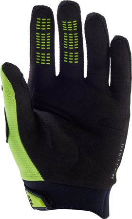 YOUTH DIRTPAW Kinder-Langfingerhandschuhe  flo yellow  M=6
