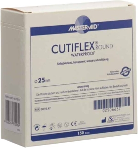 Master Aid CUTIFLEX ROUND Folienpflaster 25 mm