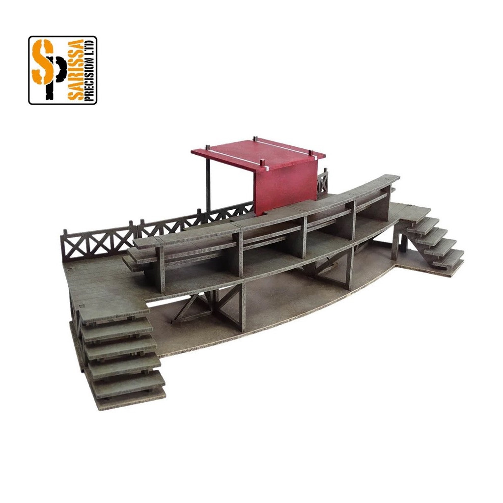 Ludus Grandstand Set with Pulvinar (Curved)