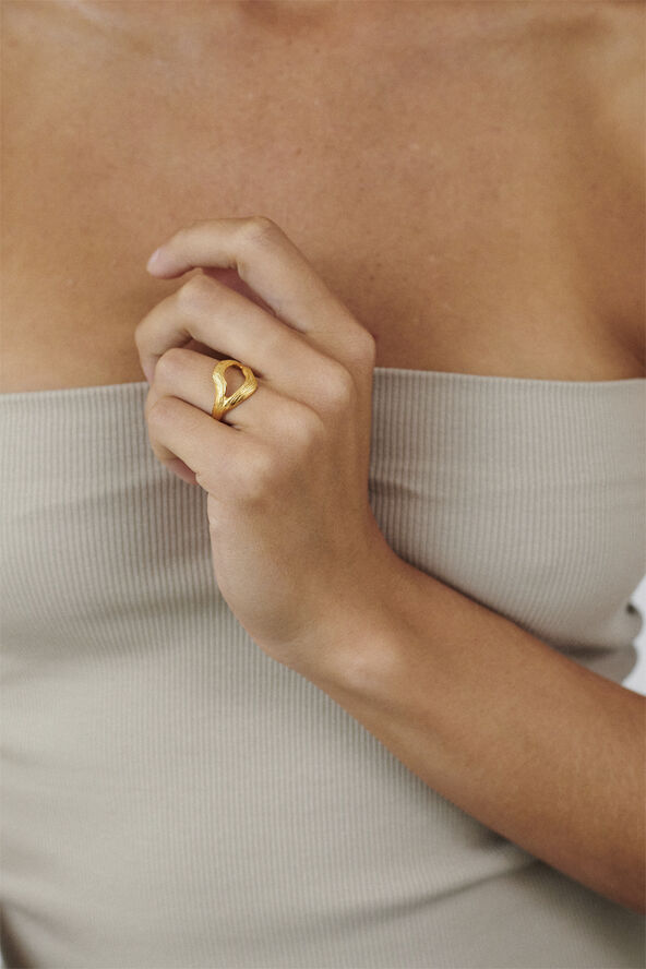Pernille Corydon Jewellery Flowing Dreams Ring Silver