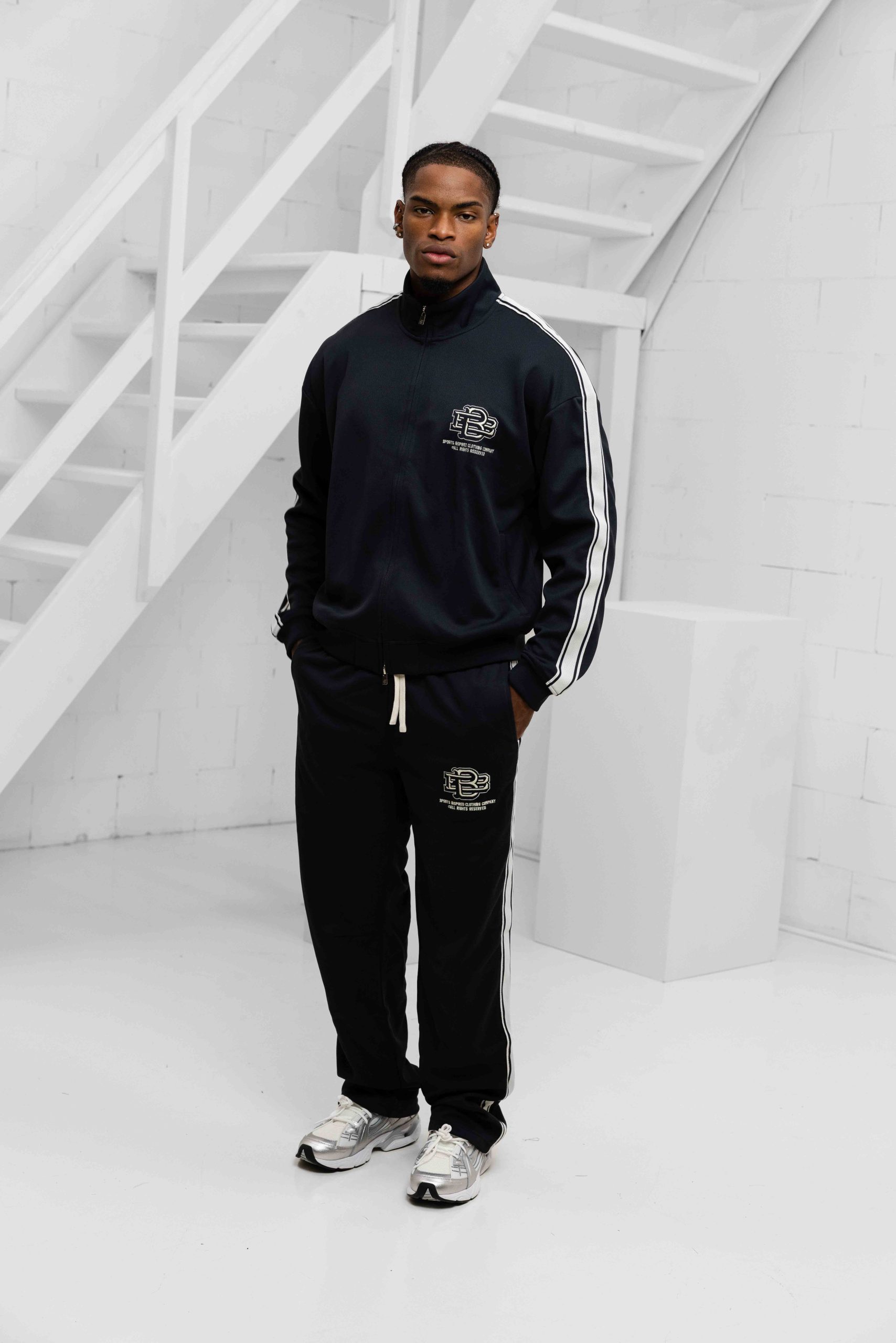 Black Bananas Monogram Trainingspak Heren Donkerblauw