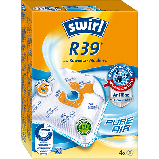 Swirl R 39 MicroPor Plus Cilinderstofzuiger Stofzak