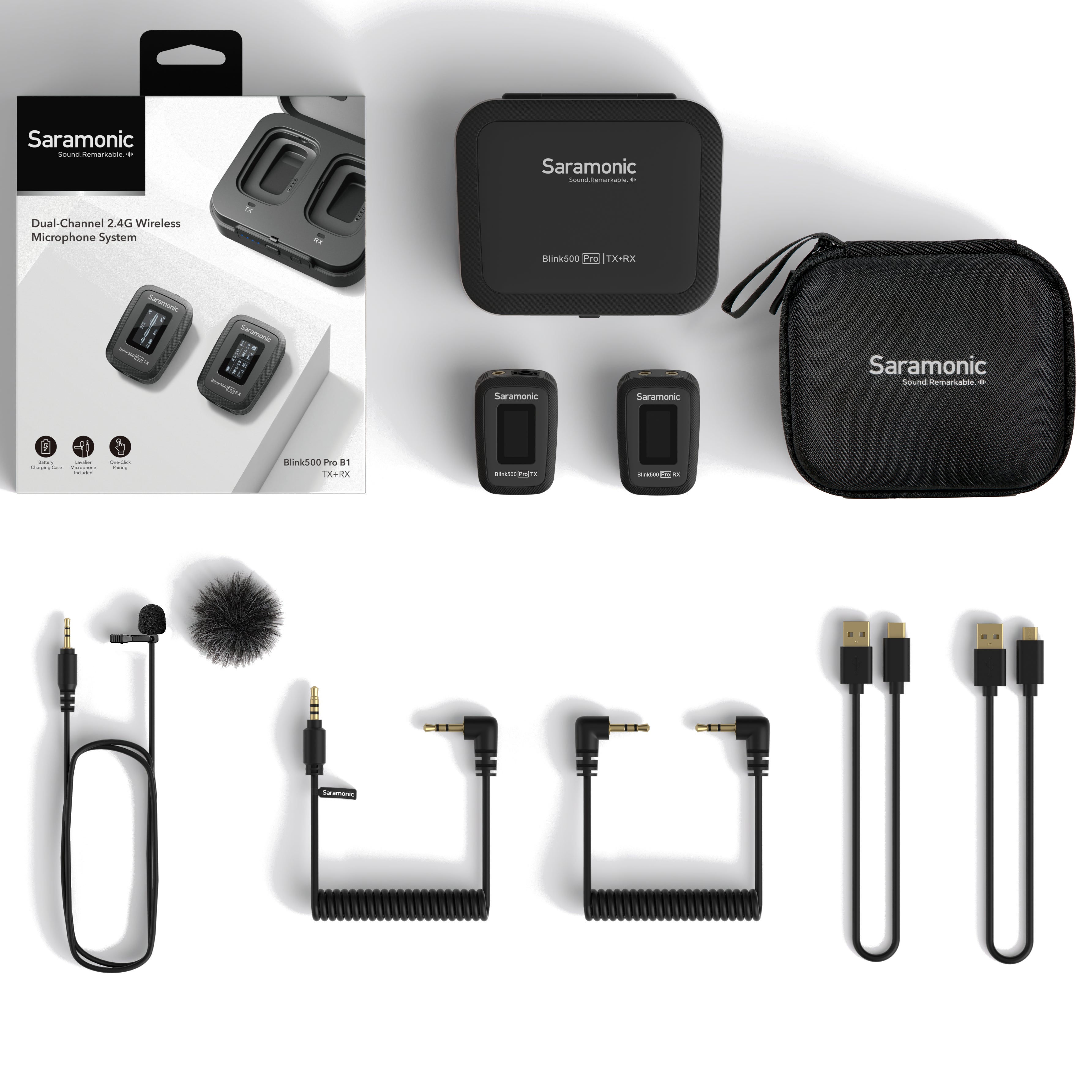 Saramonic Blink500 Pro B1 draadloze dasspeldmicrofoon