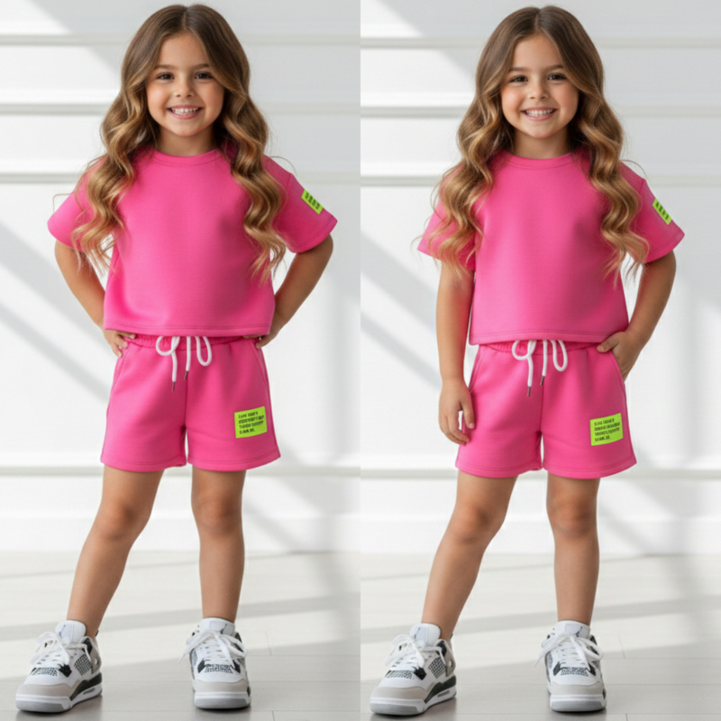 Perfect sunny set - fuchsia
