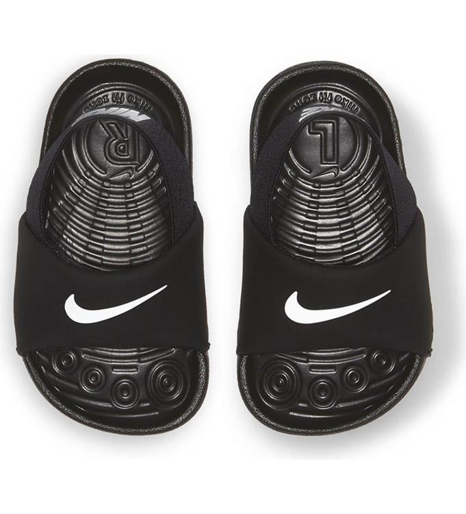 NIKE KAWA BABY/TODDLER SLIDE BLACK-WHITE-WHITE-WHITE