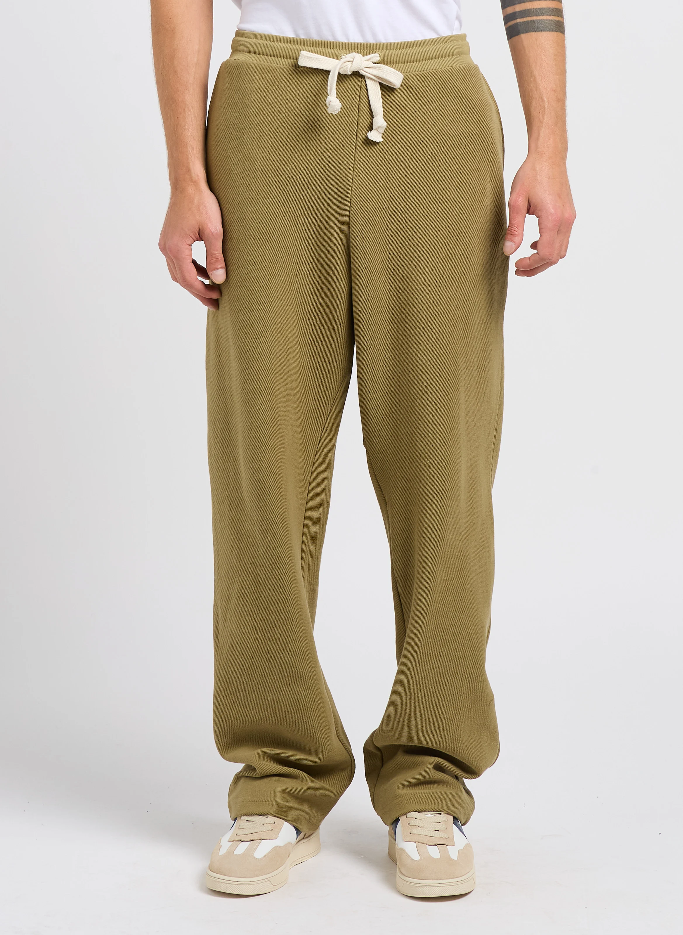 BARRY - Pantalon de survêtement en coton| Vert
