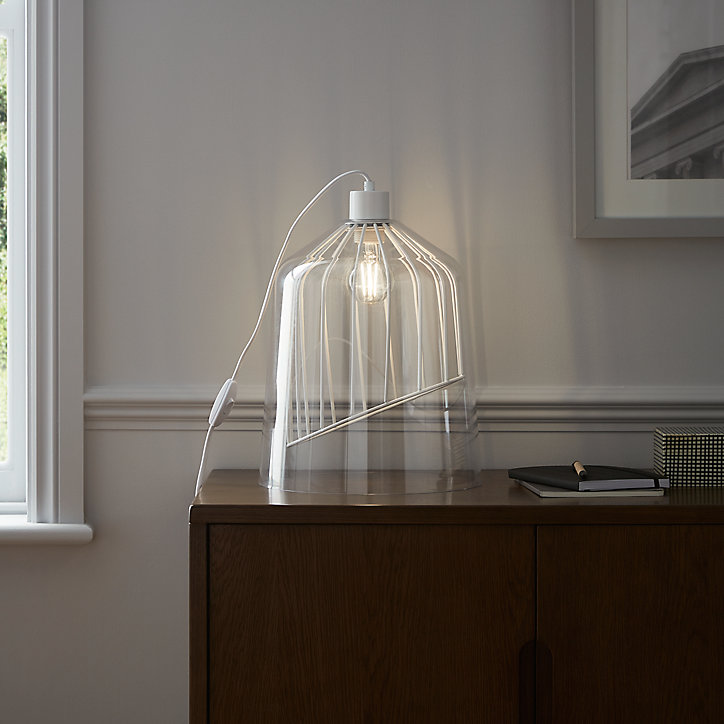 Lampe à poser Calaneo E27 IP20 Blanc