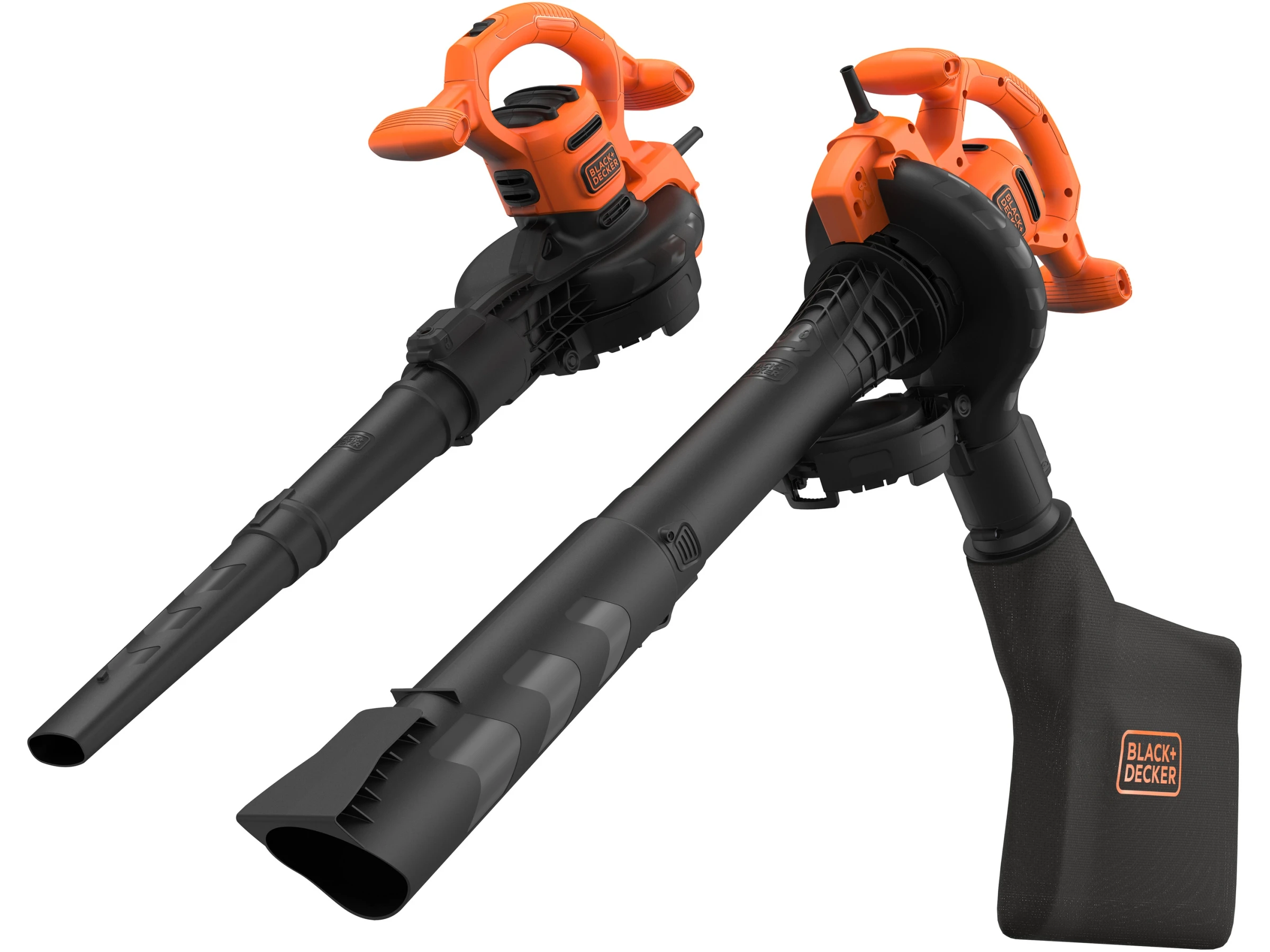 Black+Decker 3-in-1 Elektro-Laubsauger und Bläser BEBLV260 2.600 W