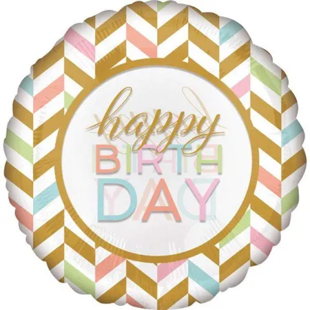 amscan Folienballon Jumbo Pastell Celebration