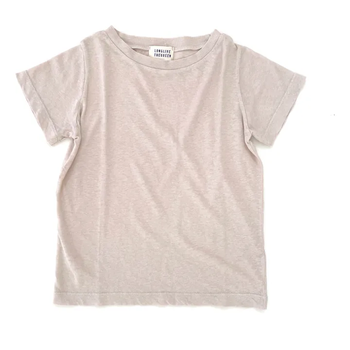 Longlivethequeen T-shirt Coton Bio | Ecru