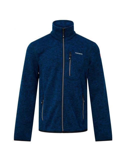 Nord Berg Fleece Benjamin Heren Navy - Vrijetijdskleding