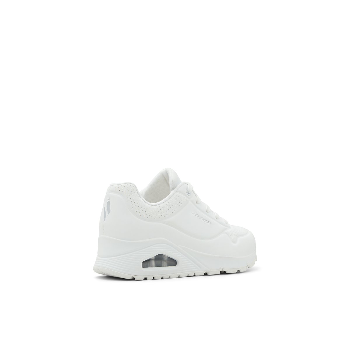 2X les points-Uno_soa-l-Baskets - Talon plat - Autre Blanc