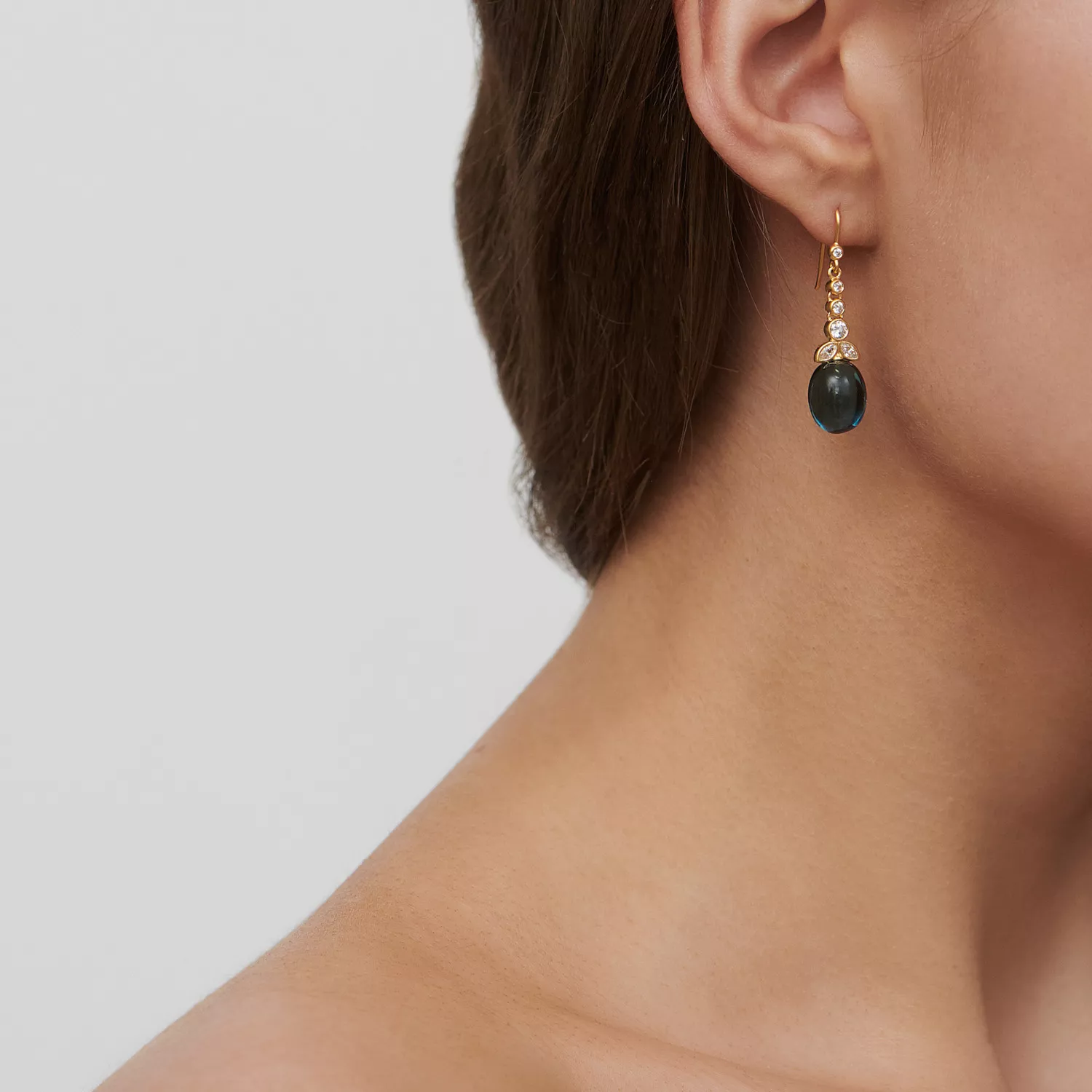 Julie Sandlau Treasure Øreringe 22 kt. Forgyldt Sølv HKS710GDLBCRCZ