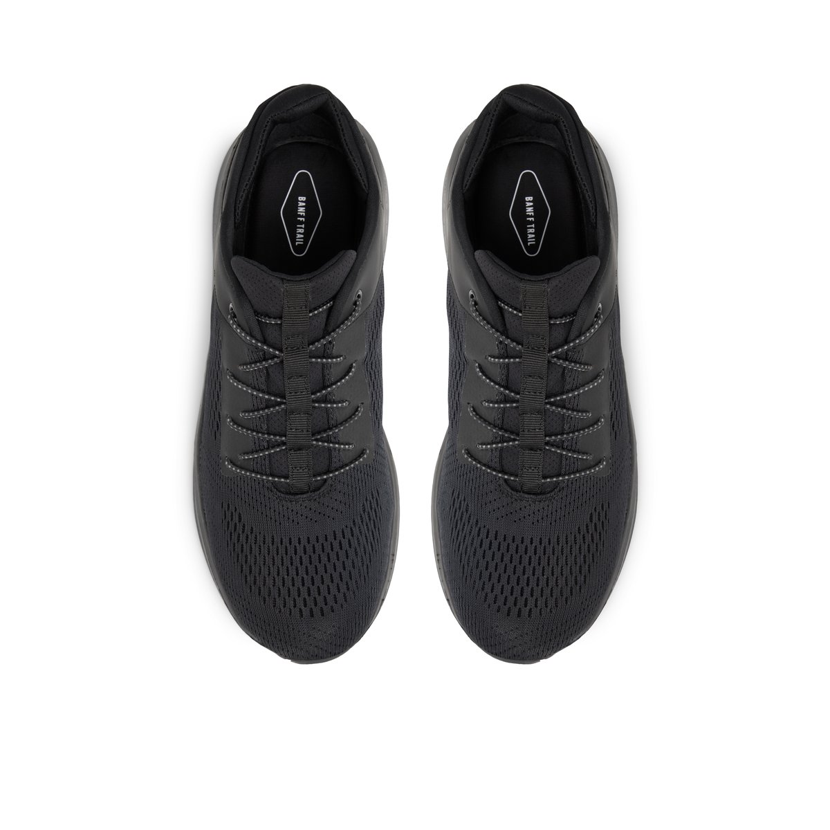 BANFF TRAIL-Kairedus-Baskets - Talon plat - Noir/Noir