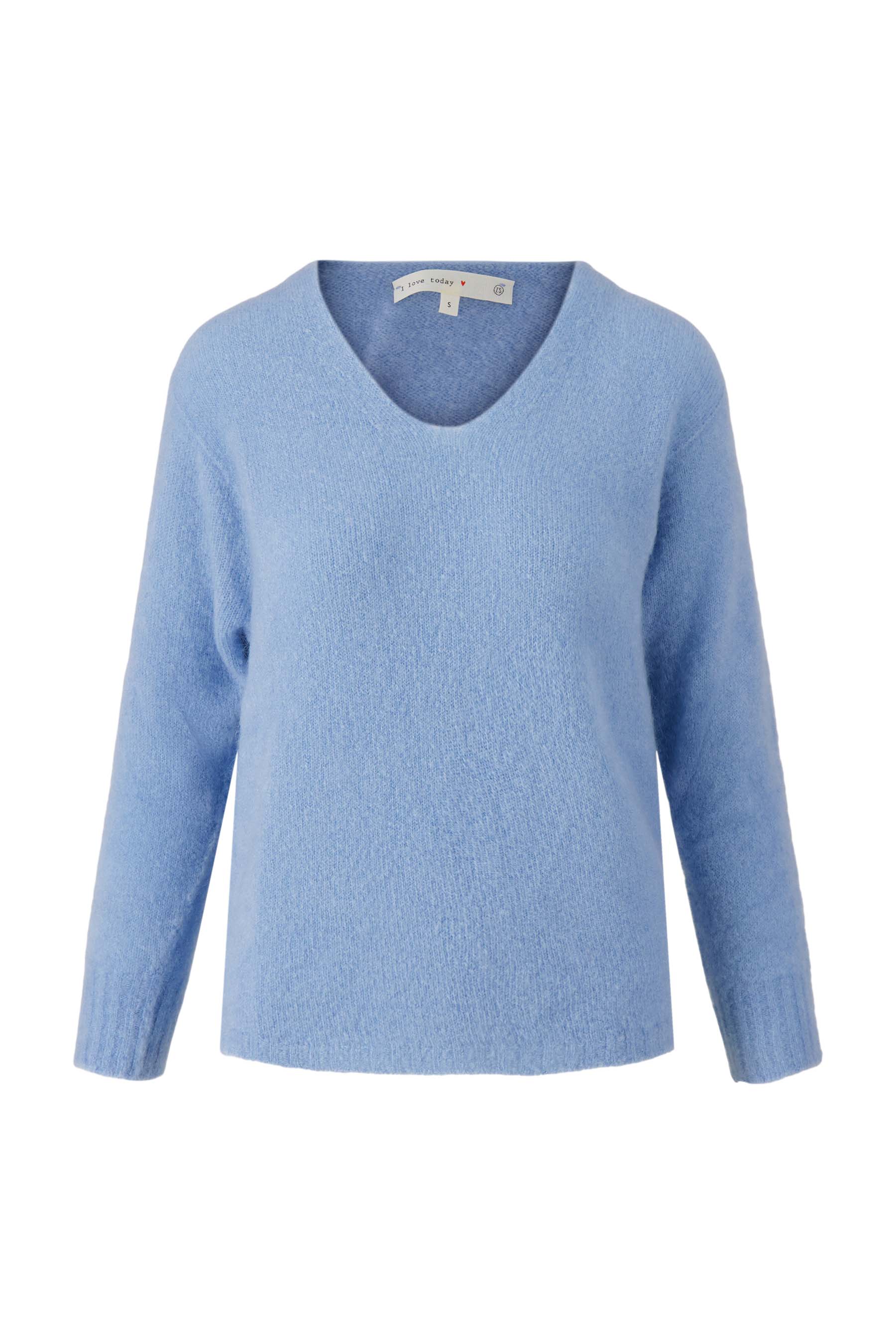 v-hals mohair trui