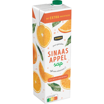 Jumbo Sinaasappelsap met Extra Vruchtvlees 1 L