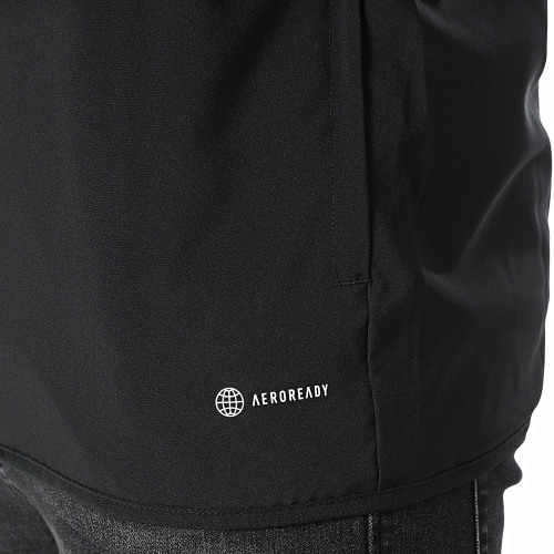 Veste Zippée Capuche A Bandes Tiro 23 HZ9066 Noir