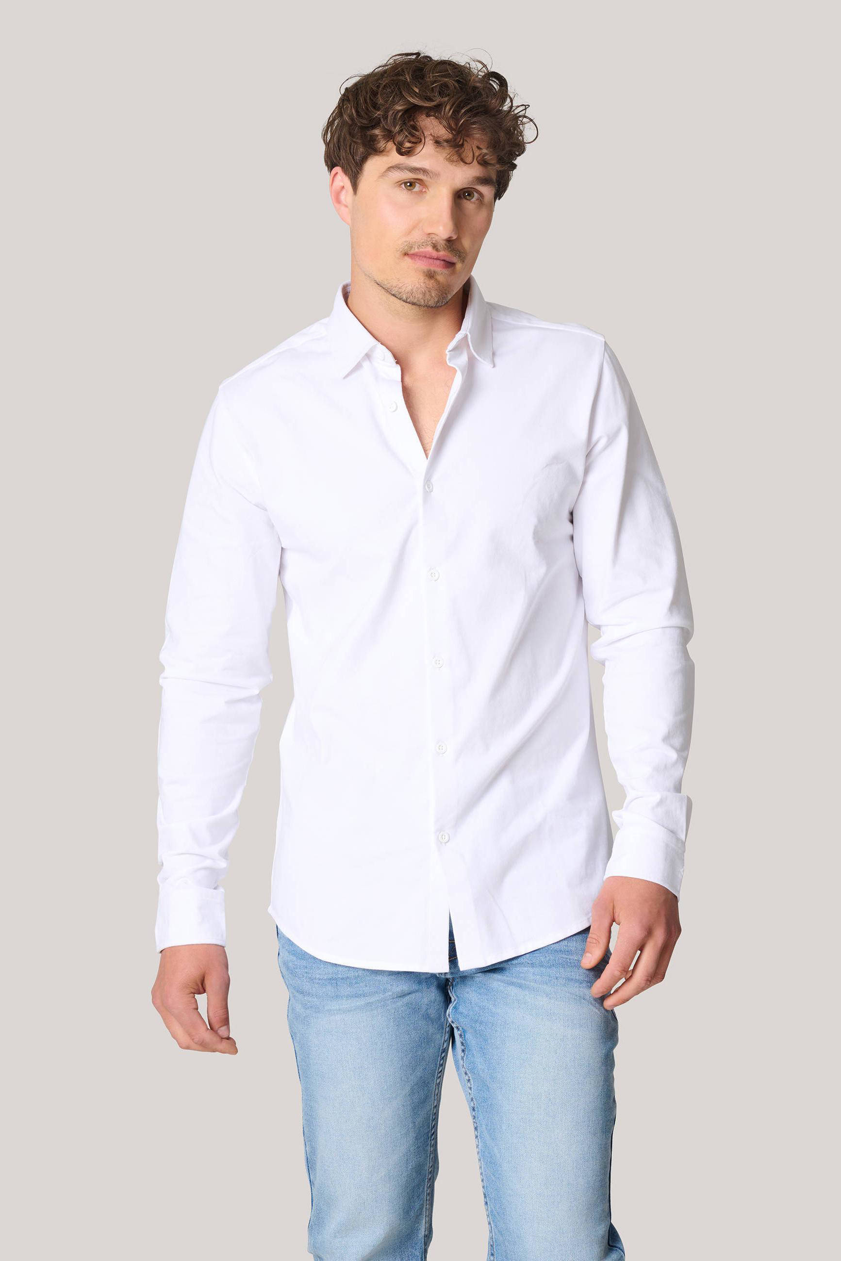 Shoeby slim fit overhemd wit