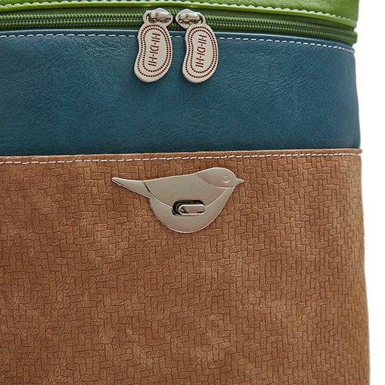 Hi-di-Hi Maytime Shoulderbag/ Backpack Petrol/ Green