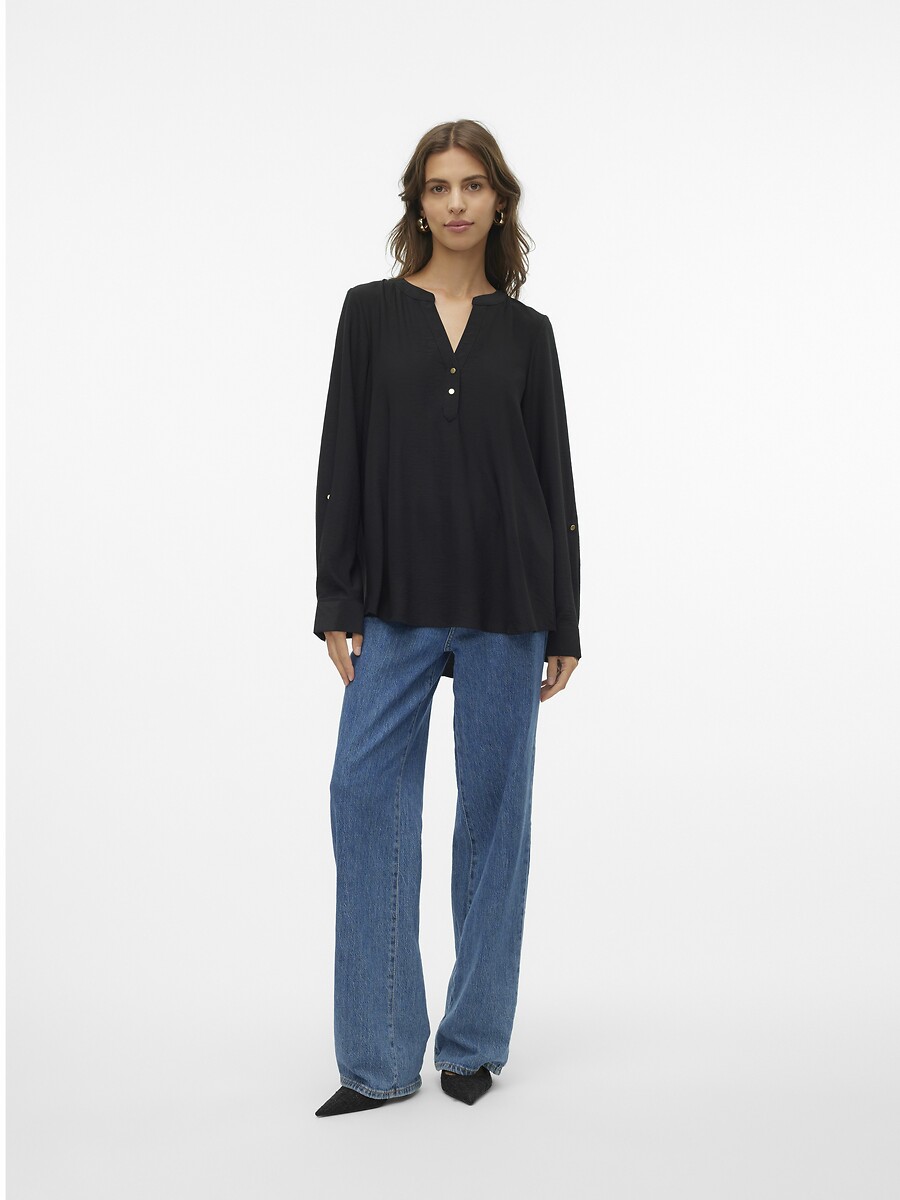 VERO MODA<br>Blusa fluida com decote em V