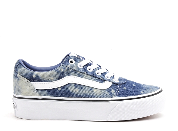 Vans basses femme ward platform tex dd multicolore