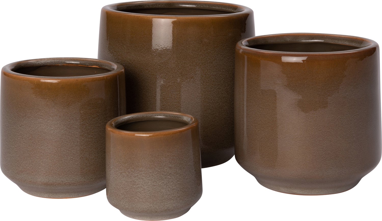 Intratuin bloempot Adam bruin D 11,5 H 12 cm