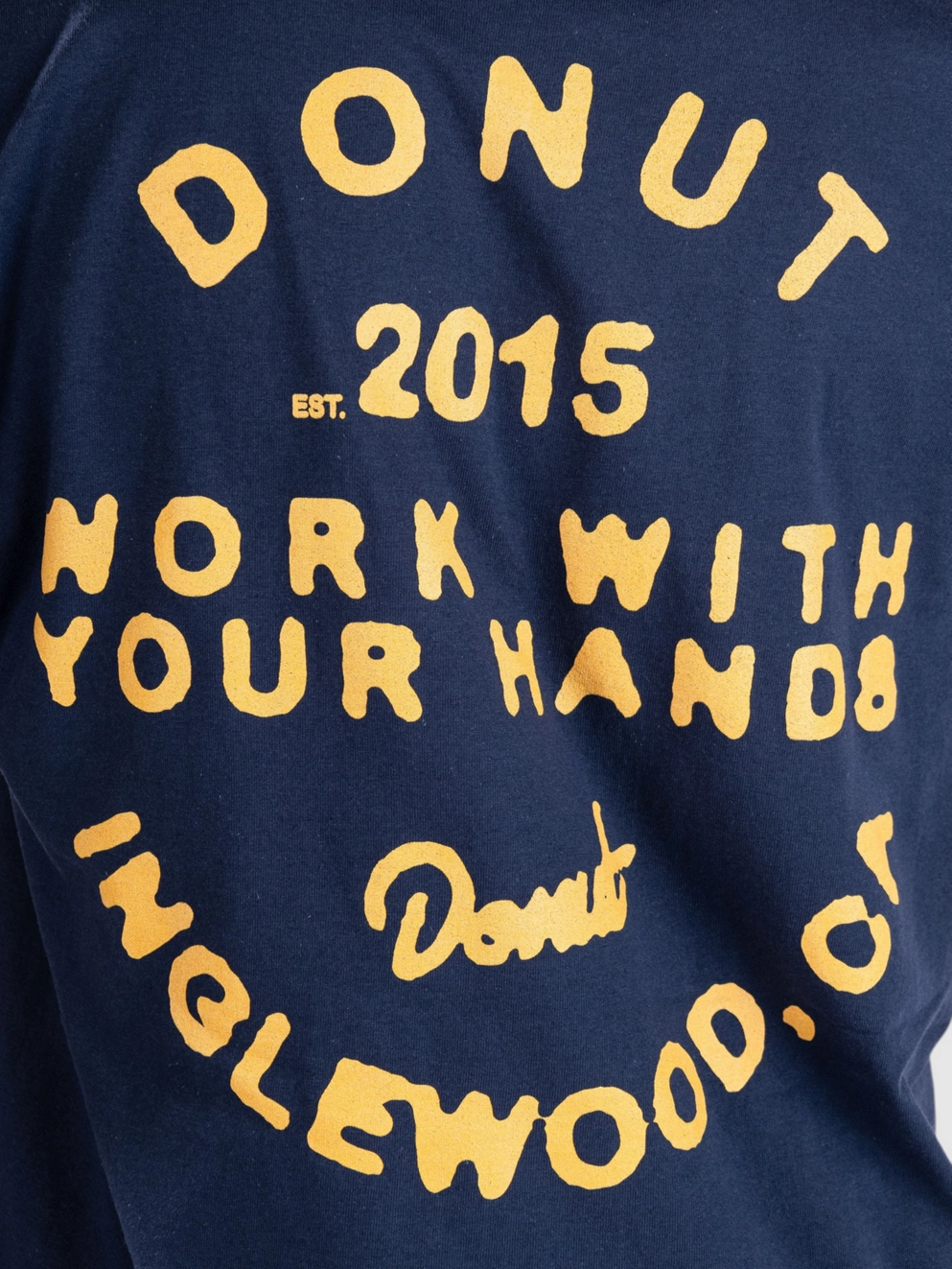 Donut Work With Your Hands T-Shirt blue