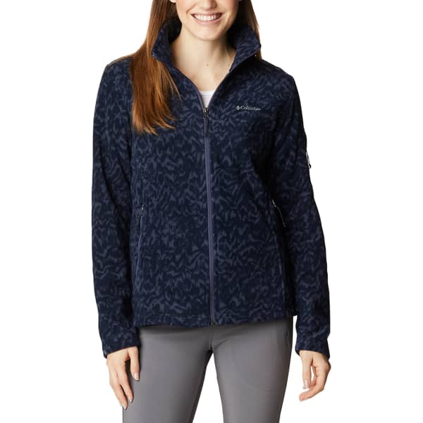 Veste polaire randonnée COLUMBIA FAST TREK PRINTED JKT W NOCTURNAL TERRA
