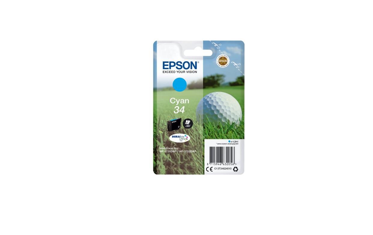 Tinte Epson C13T34624010 CyanTinte, Cyan