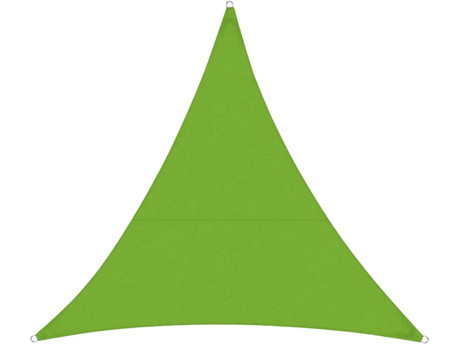 Waterafstotend driehoekig parasoldoek - voor tuin, terras en balkon - lichtgroen 3 x 3 x 3 m