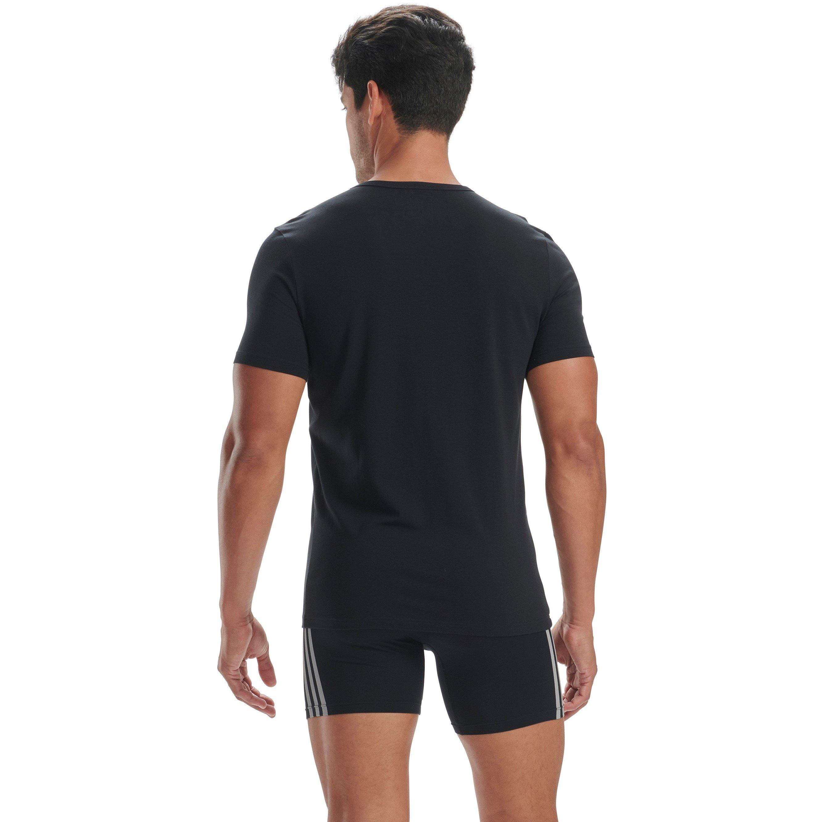 adidas Active Flex 2 Pack Cotton T Shirt Mens