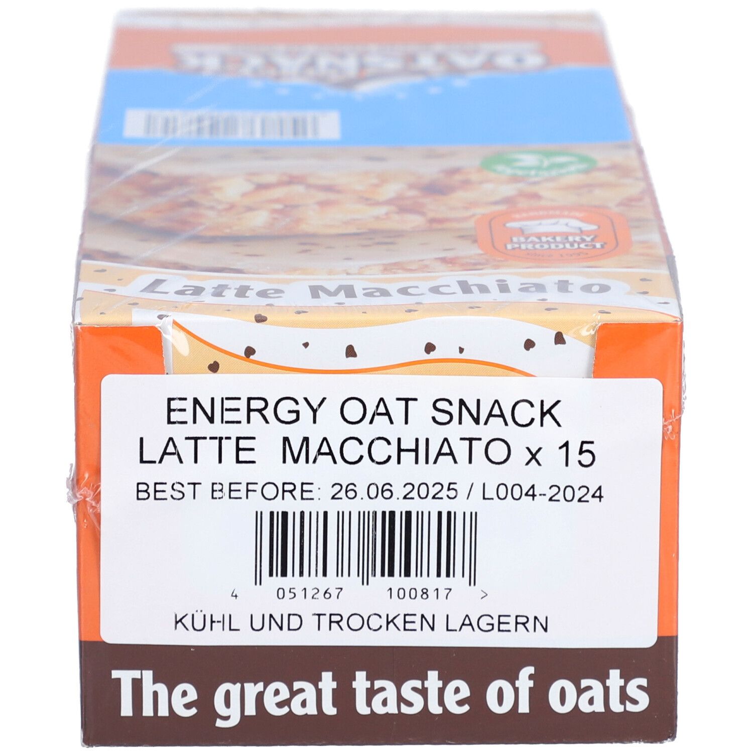 OatSnack Energy Riegel Latte Macchiato