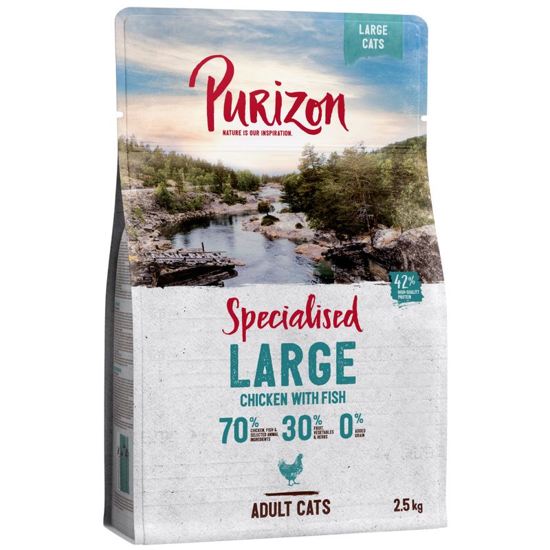 Purizon Large Adult, poulet & poisson XXL - sans céréales